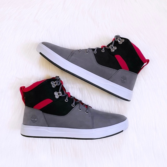 Timberland Men’s Davis Square Grey Chukka Boots - Picture 4 of 7